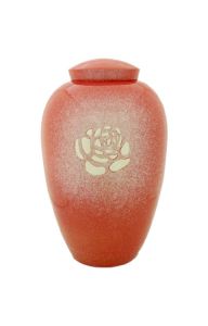 Urne funéraire céramique avec rose