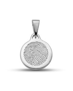 Pendentif empreinte digitale 'Rond'